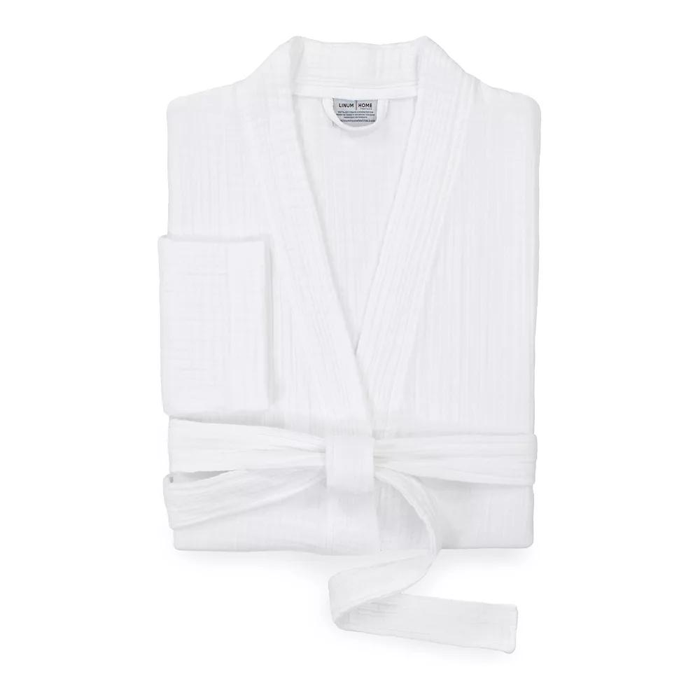Linum Home Textiles Turkish Cotton Smyrna Luxury Robe, Adult Unisex,  Product Image