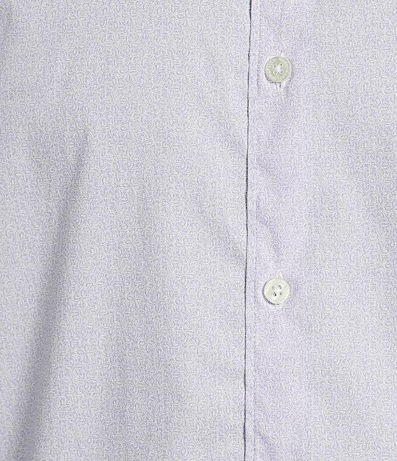 Hart Schaffner Marx The Blueprint Collection Short Sleeve Textured Woven Button Front Shirt Product Image