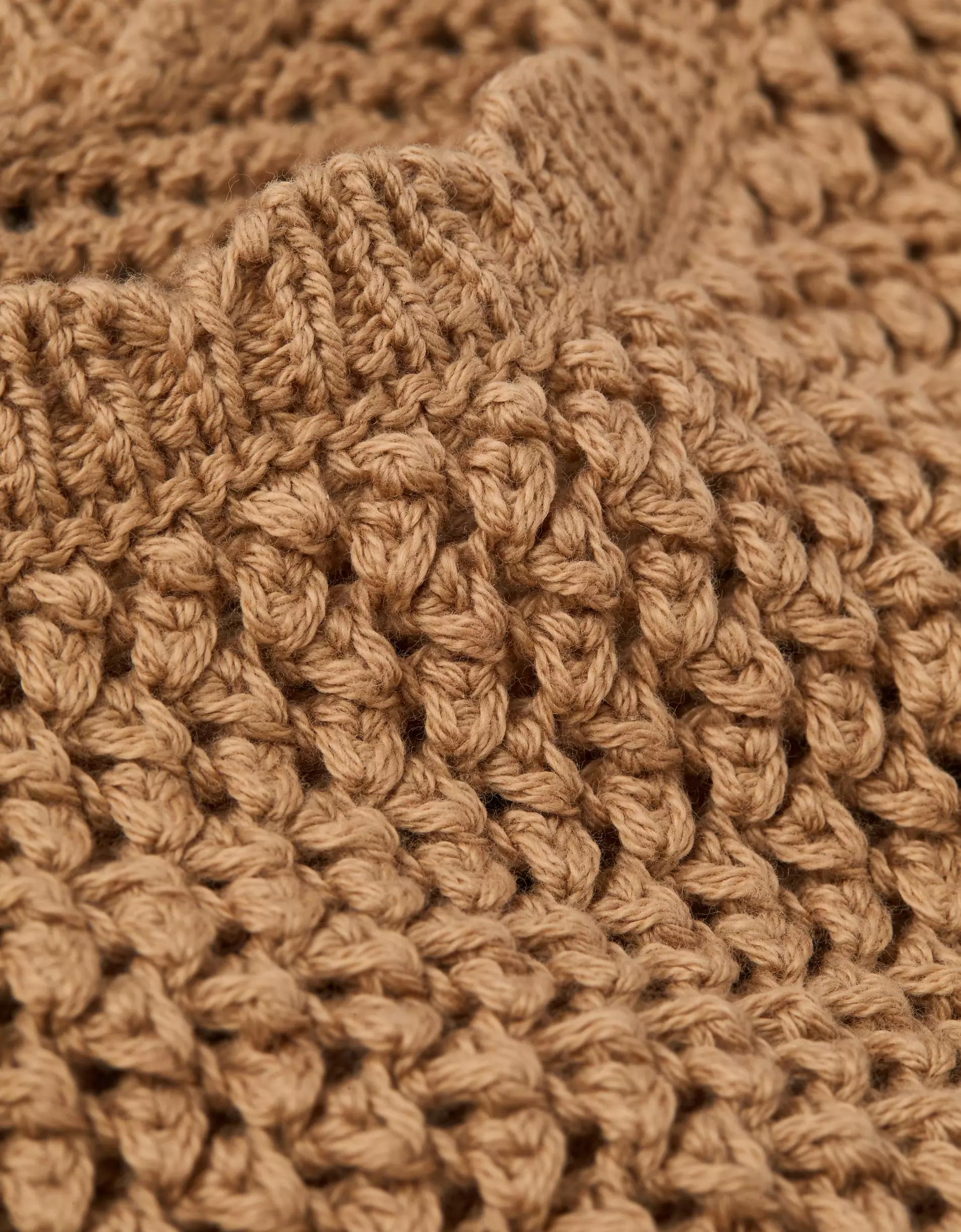 AE Crochet Peplum Tank Top Product Image