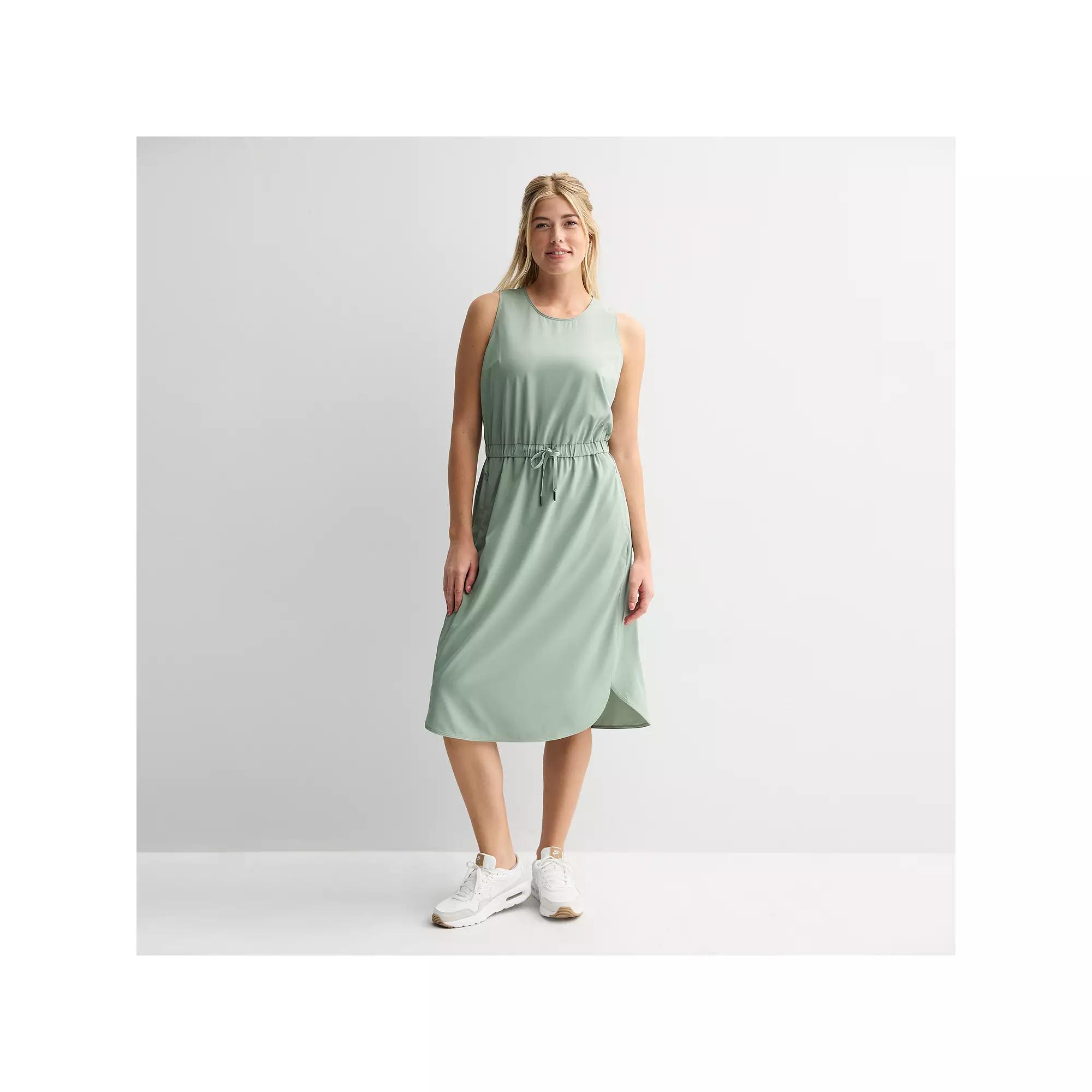 Women's Tek Gear® Woven Midi Dress, Size: Medium, Ostego Bay Product Image