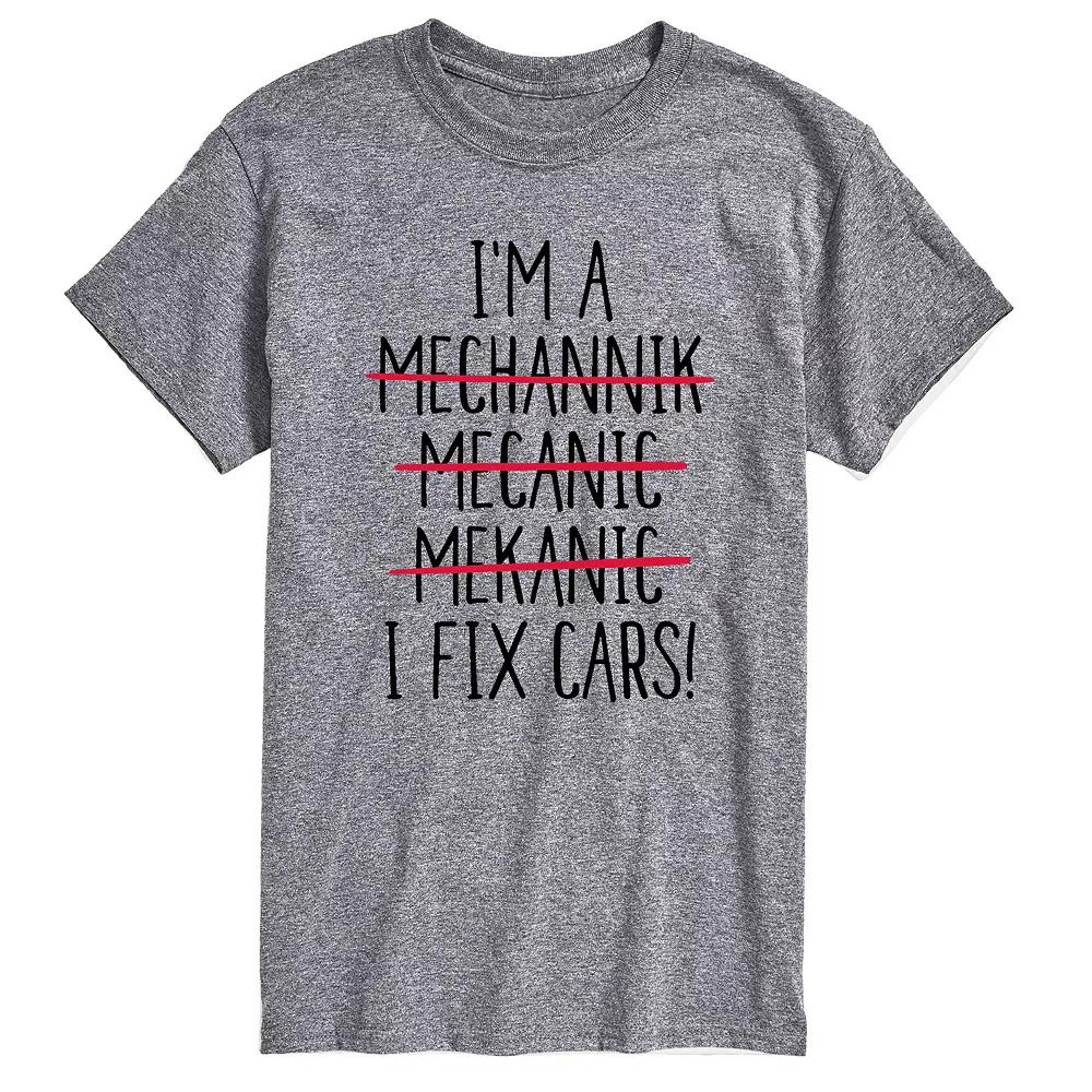 Big & Tall I Fix Cars Graphic Tee, Men's,  Product Image