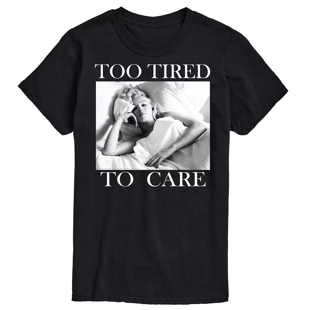 Big & Tall Marilyn Monroe Too Tired Tee, Men's,  Product Image