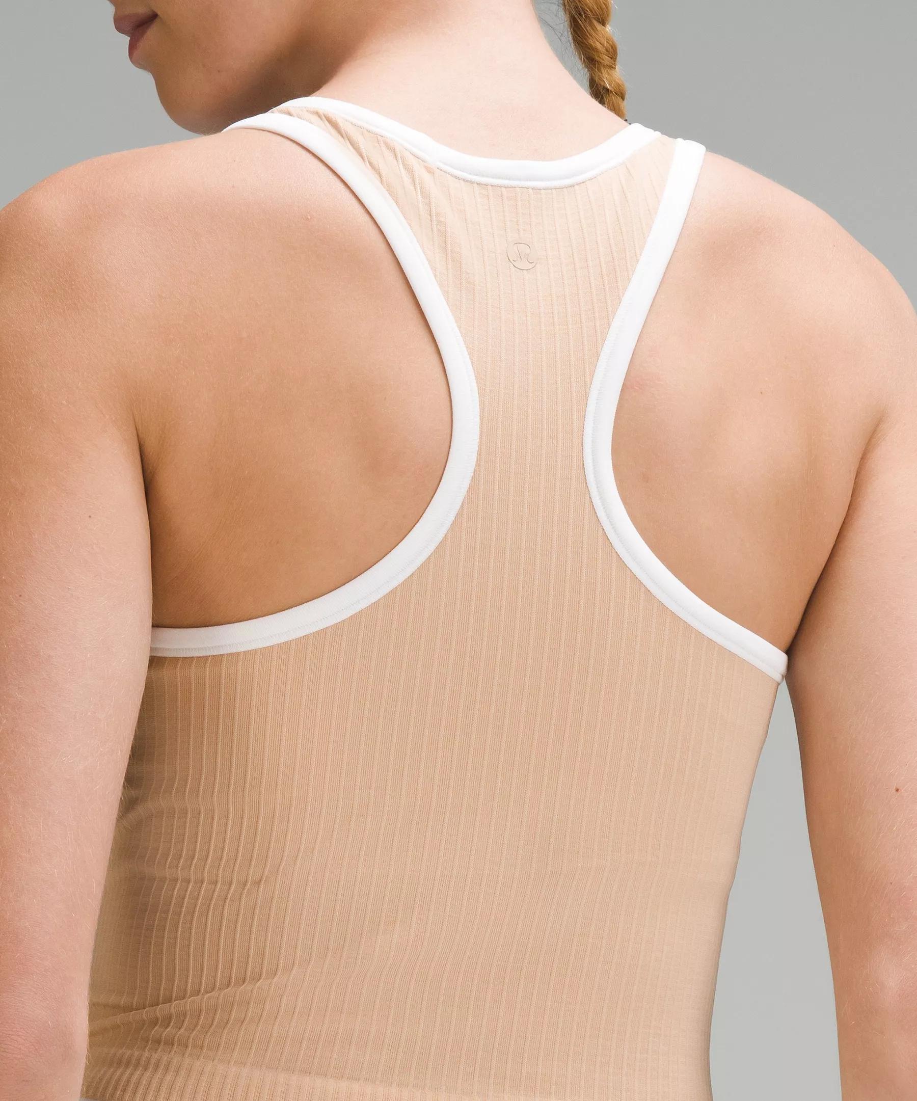 Ebb to Street Cropped Racerback Tank Top *Contrast Product Image