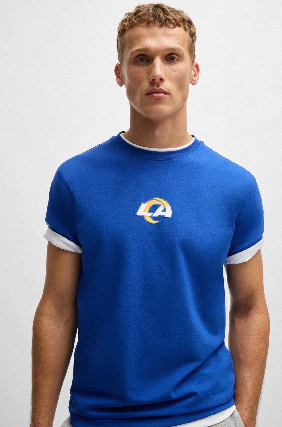 BOSS x NFL stretch-cotton T-shirt with special branding Product Image