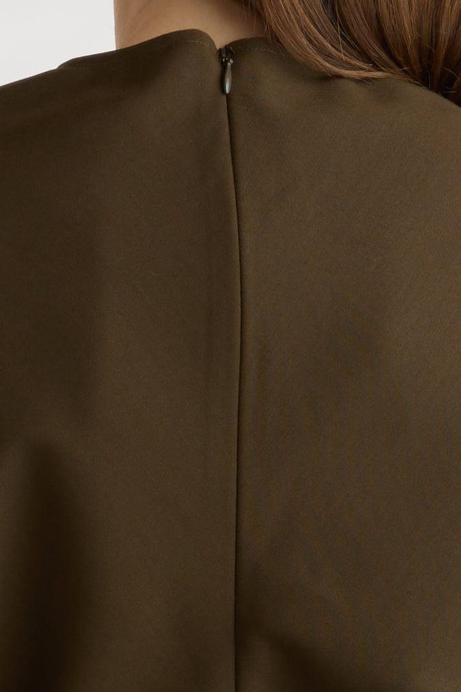 Fiore Ruched V-Neck Mini Dress Product Image