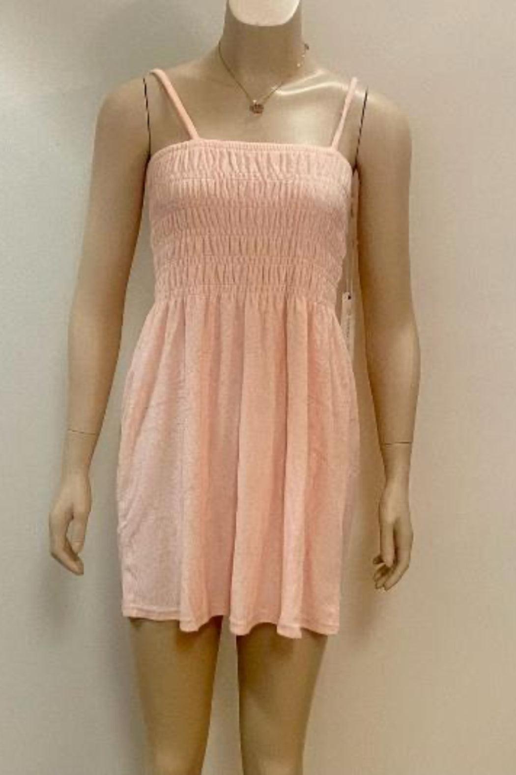 Terry Cloth Halter Dress Product Image