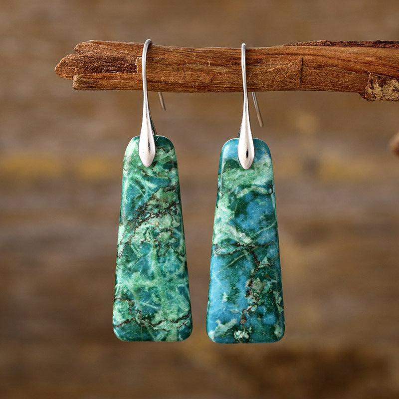 Copper Natural Stone Earrings Product Image