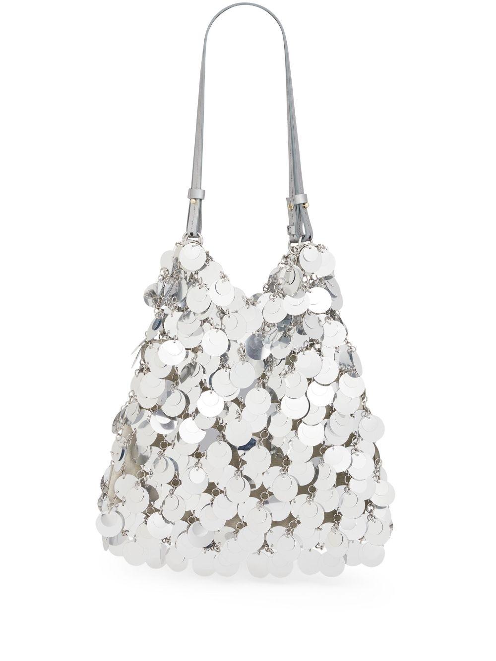 large sequinned shoulder bag Product Image