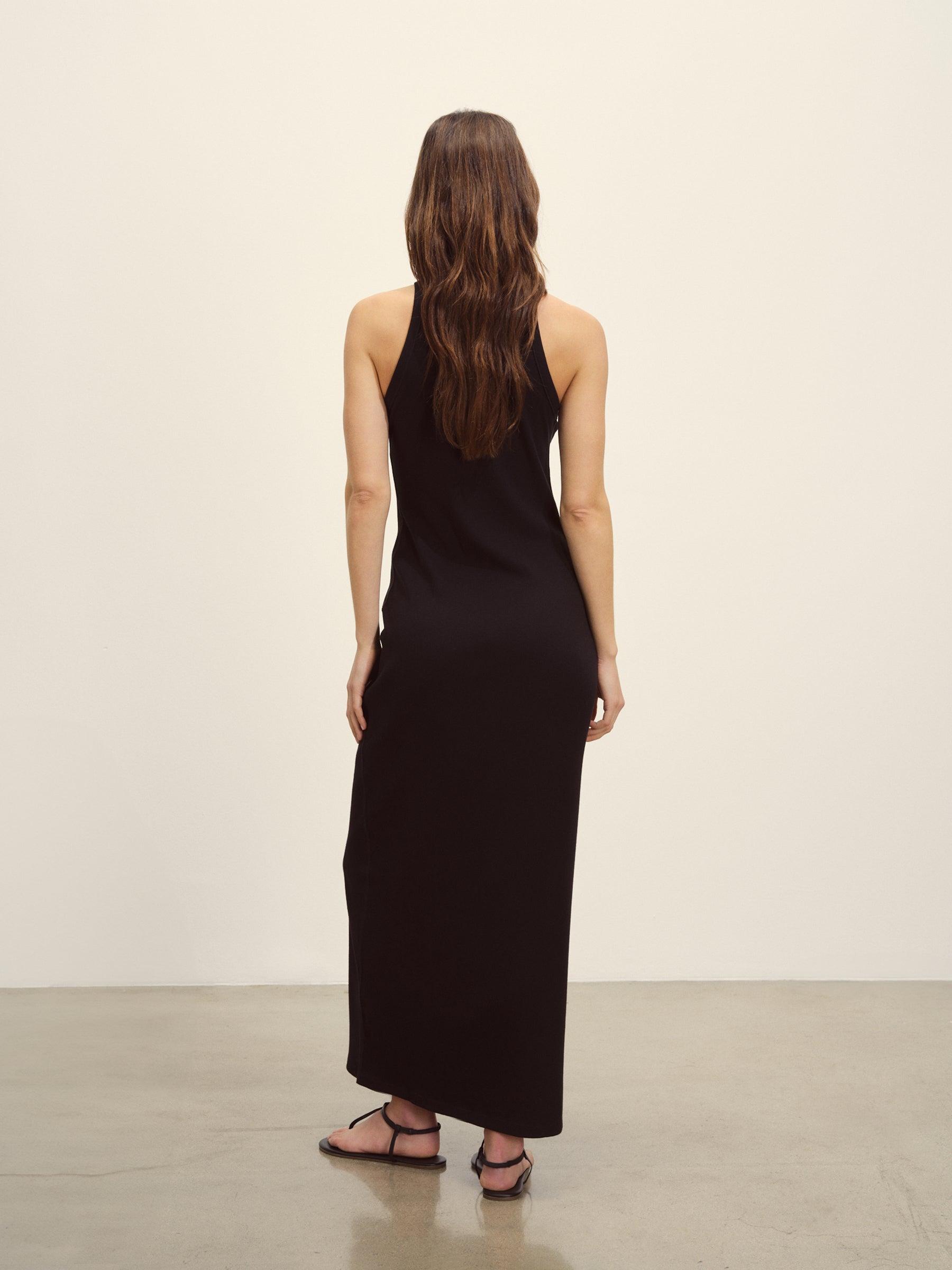 Black Surplus Rib Tank Dress Product Image