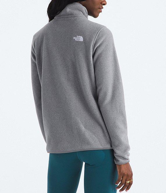 The North Face Glacier Fleece Stand Collar Contrast Trim Pullover Jacket Product Image