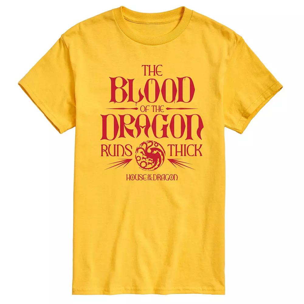 Men's House Of The Dragon Blood Of Dragon Graphic Tee,  Product Image