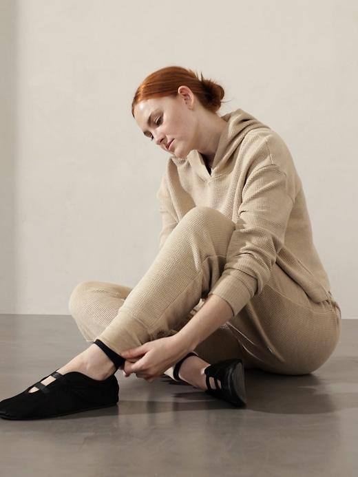 Coaster Luxe Waffle High Rise Jogger Product Image