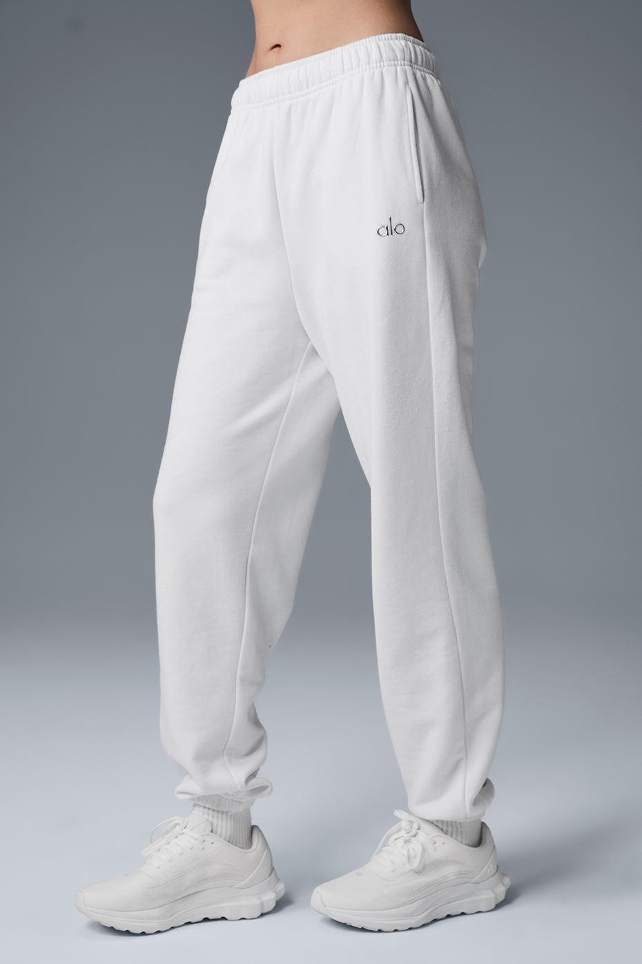 Accolade Sweatpant - White Product Image