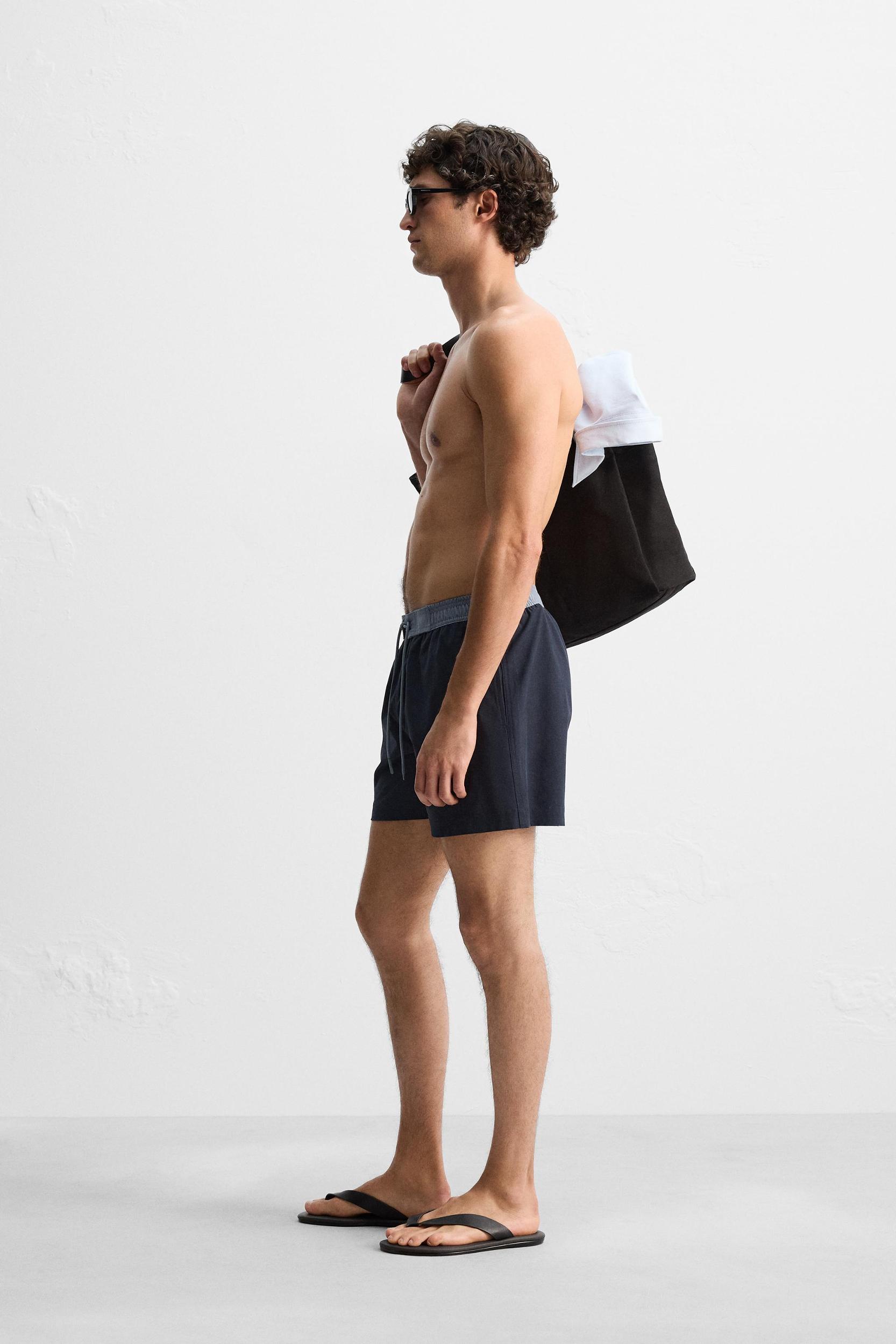 CONTRAST REGULAR SWIMSUIT Product Image