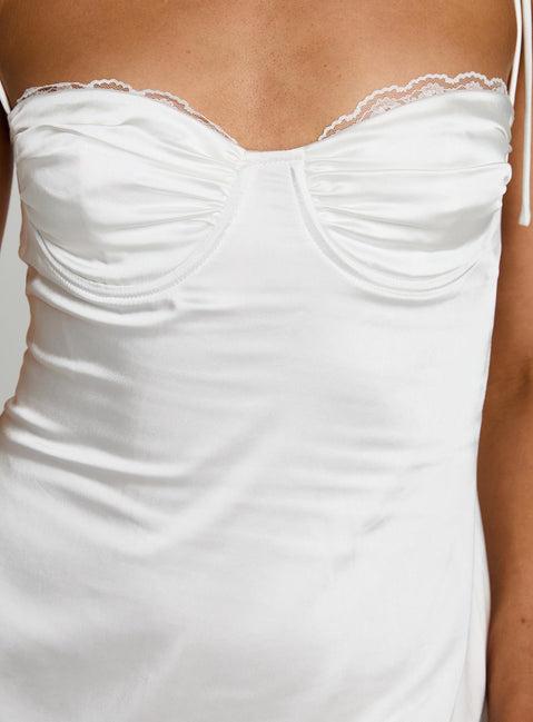 Wayzer Mini Dress White Product Image