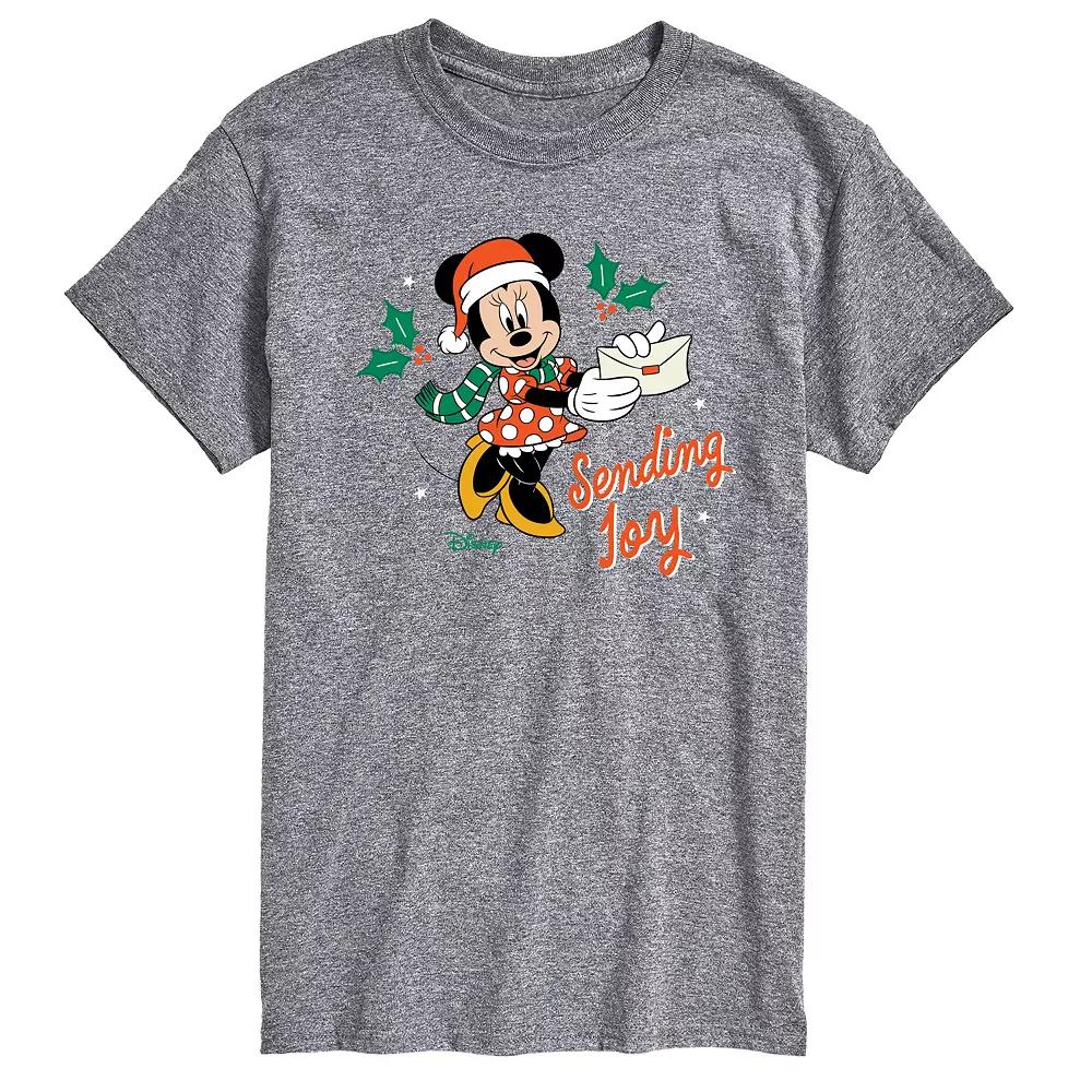 Disney's Minnie Mouse Big & Tall Sending Joy Graphic Tee, Men's,  Product Image