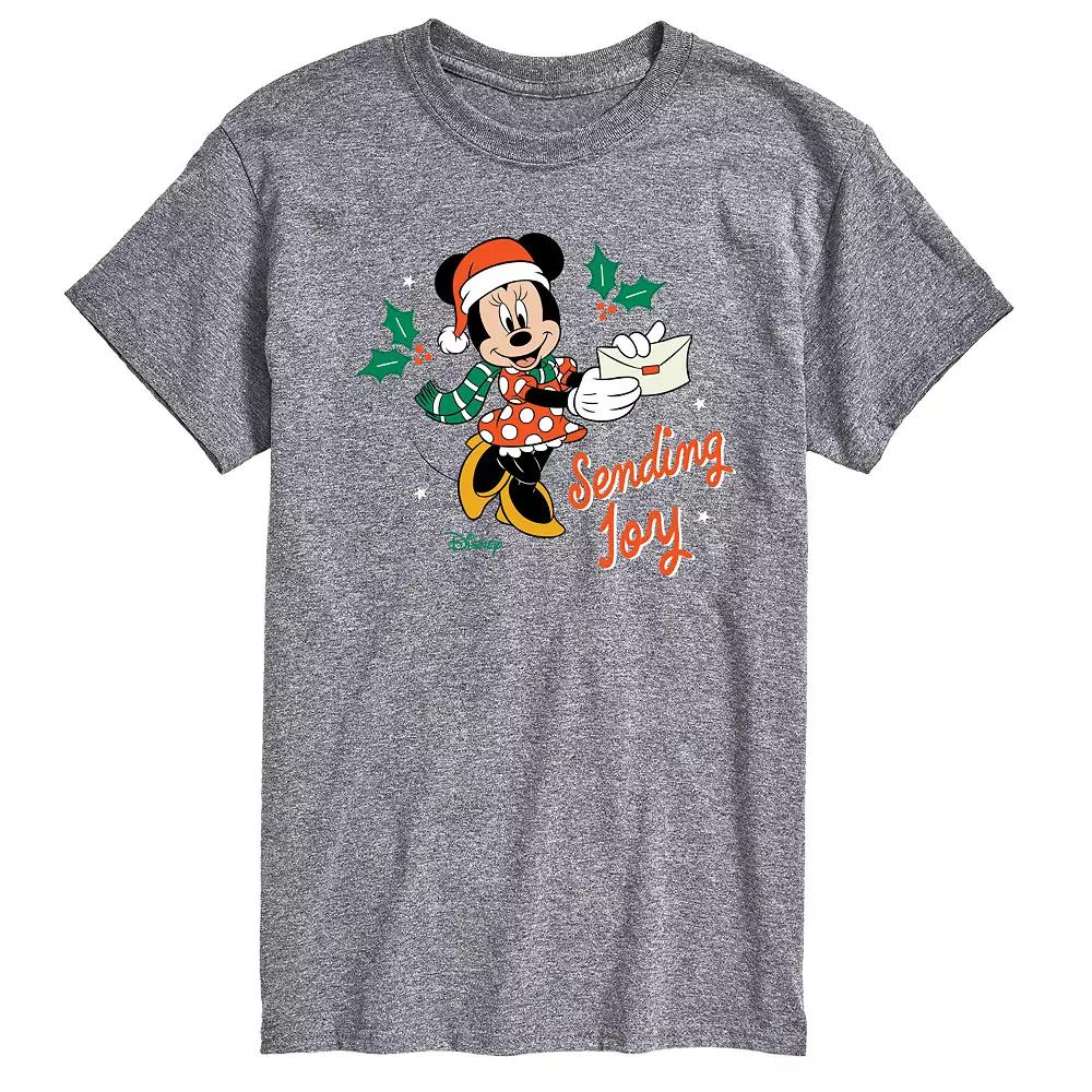 Disney's Minnie Mouse Big & Tall Sending Joy Graphic Tee, Men's,  Product Image