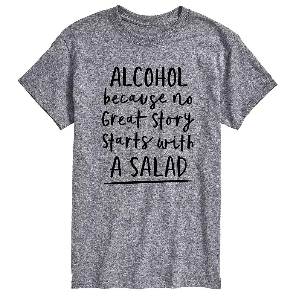 Men's No Great Story Started With Salad Graphic Tee,  Product Image