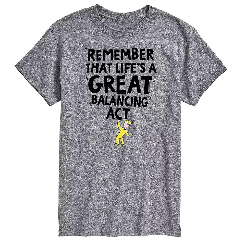 Big & Tall Dr. Seuss Balancing Act Tee, Men's,  Product Image
