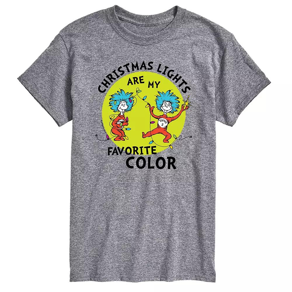 Men's Dr. Seuss Christmas Lights Tee,  Product Image