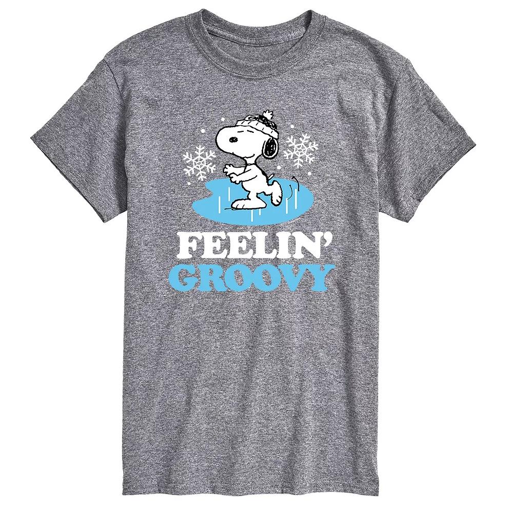 Big & Tall Peanuts Feelin Groovy Tee, Men's,  Product Image