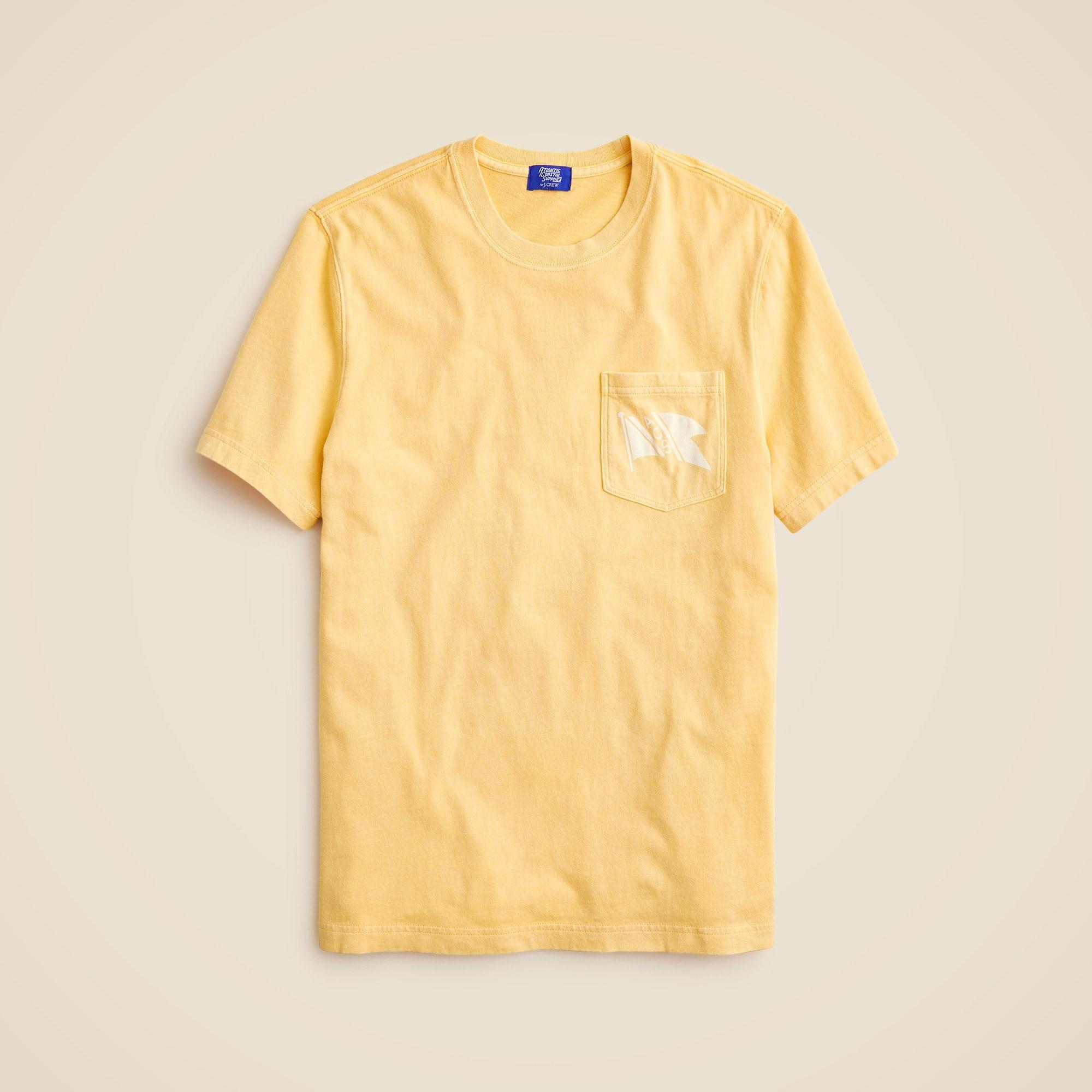 Atlantic Coastal Supplies X J.Crew vintage-wash cotton graphic T-shirt Product Image