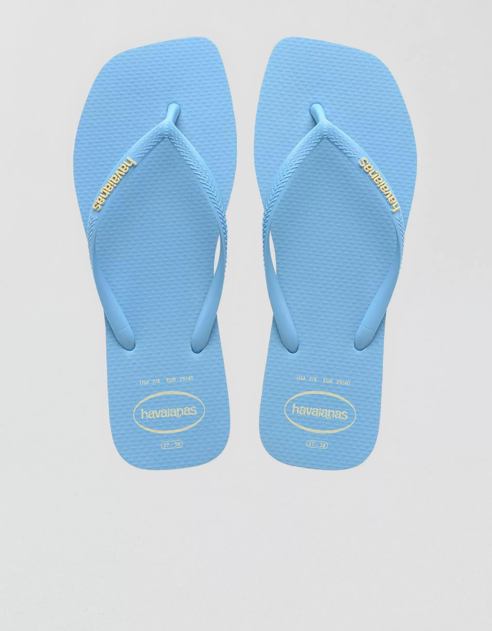 Havaianas Women's Slim Square Logo Pop Up Flip Flops Product Image