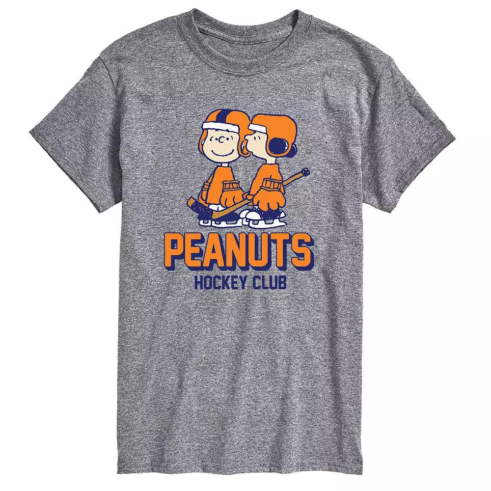 Big & Tall Peanuts Hockey Club Tee, Men's,  Product Image