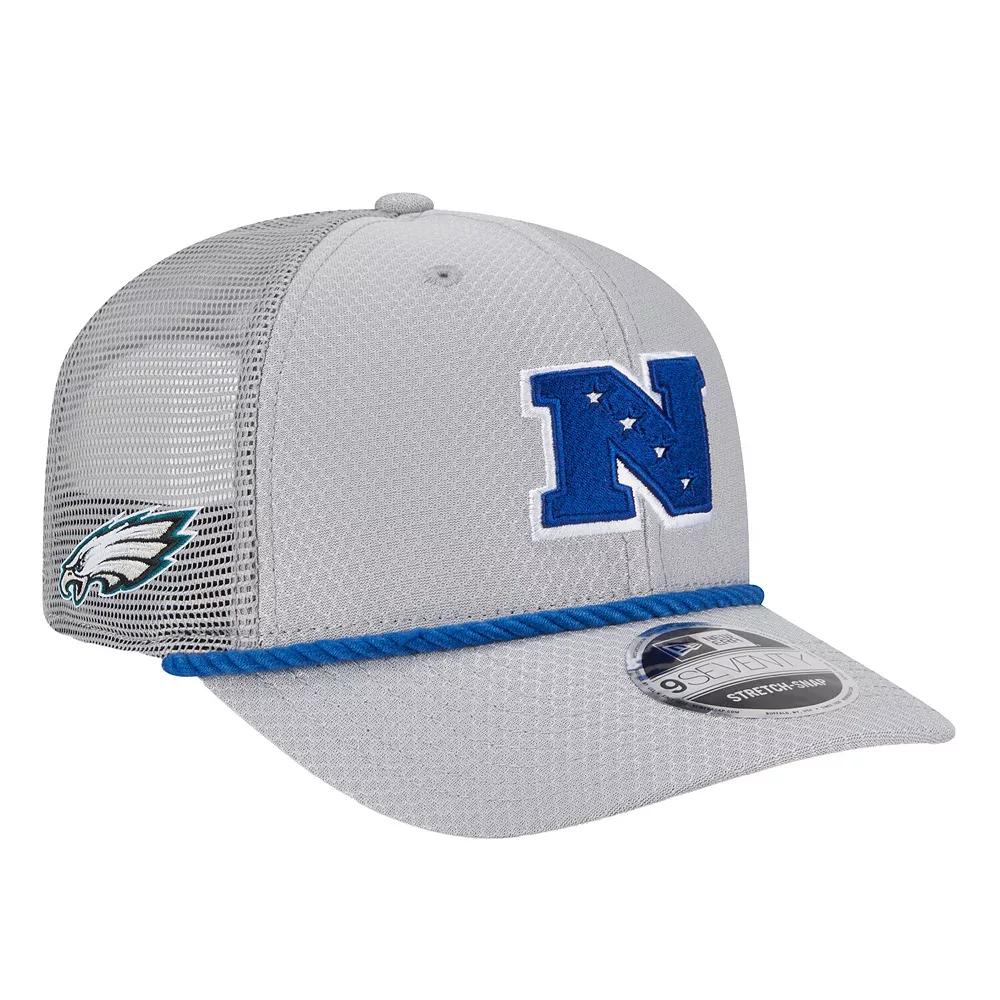 Men's New Era Gray Philadelphia Eagles 2025 Pro Bowl 9SEVENTY Stretch-Snap Hat, Grey Product Image