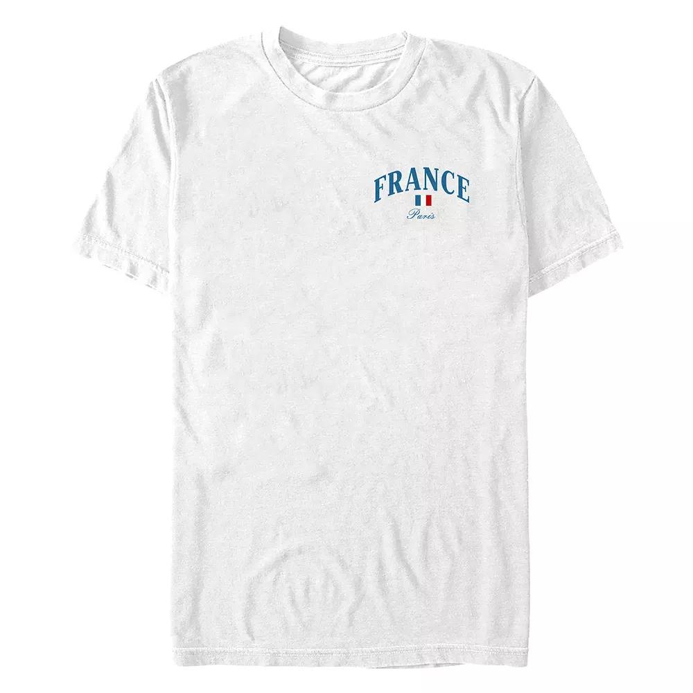 Big & Tall France Pocket Flag Graphic Tee, Men's,  Product Image
