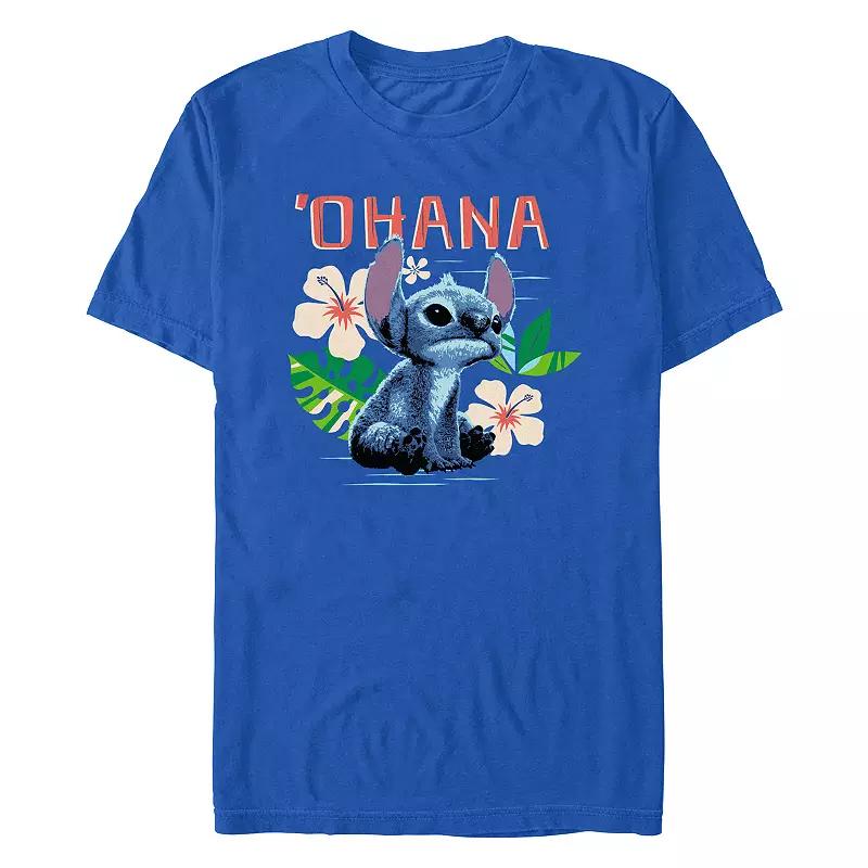 Disney's Lilo & Stitch 'Ohana Tropical Flowers Men's Graphic Tee,  Product Image