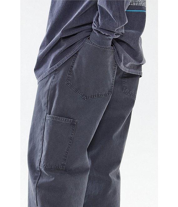Relaxed Straight Leg Rigid Denim Carpenter Jeans Product Image
