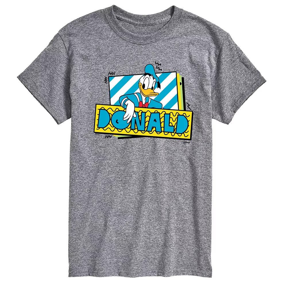 Disney's Mickey Mouse & Friends Donald Duck Men's Retro Graphic Tee,  Product Image