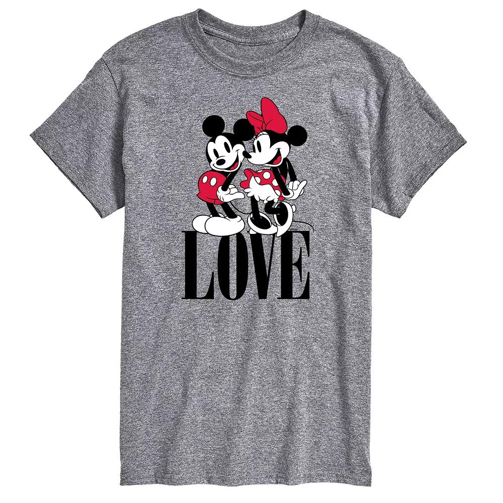 Disney's Mickey & Minnie Mouse Big & Tall Love Graphic Tee, Men's,  Product Image