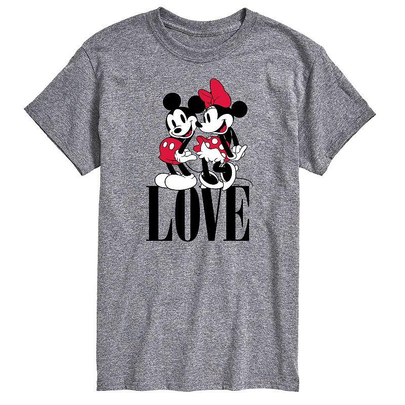 Disney's Mickey & Minnie Mouse Big & Tall Love Graphic Tee, Men's,  Product Image