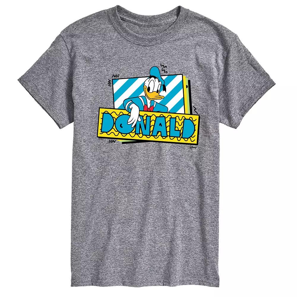 Disney's Mickey Mouse & Friends Donald Duck Men's Retro Graphic Tee,  Product Image