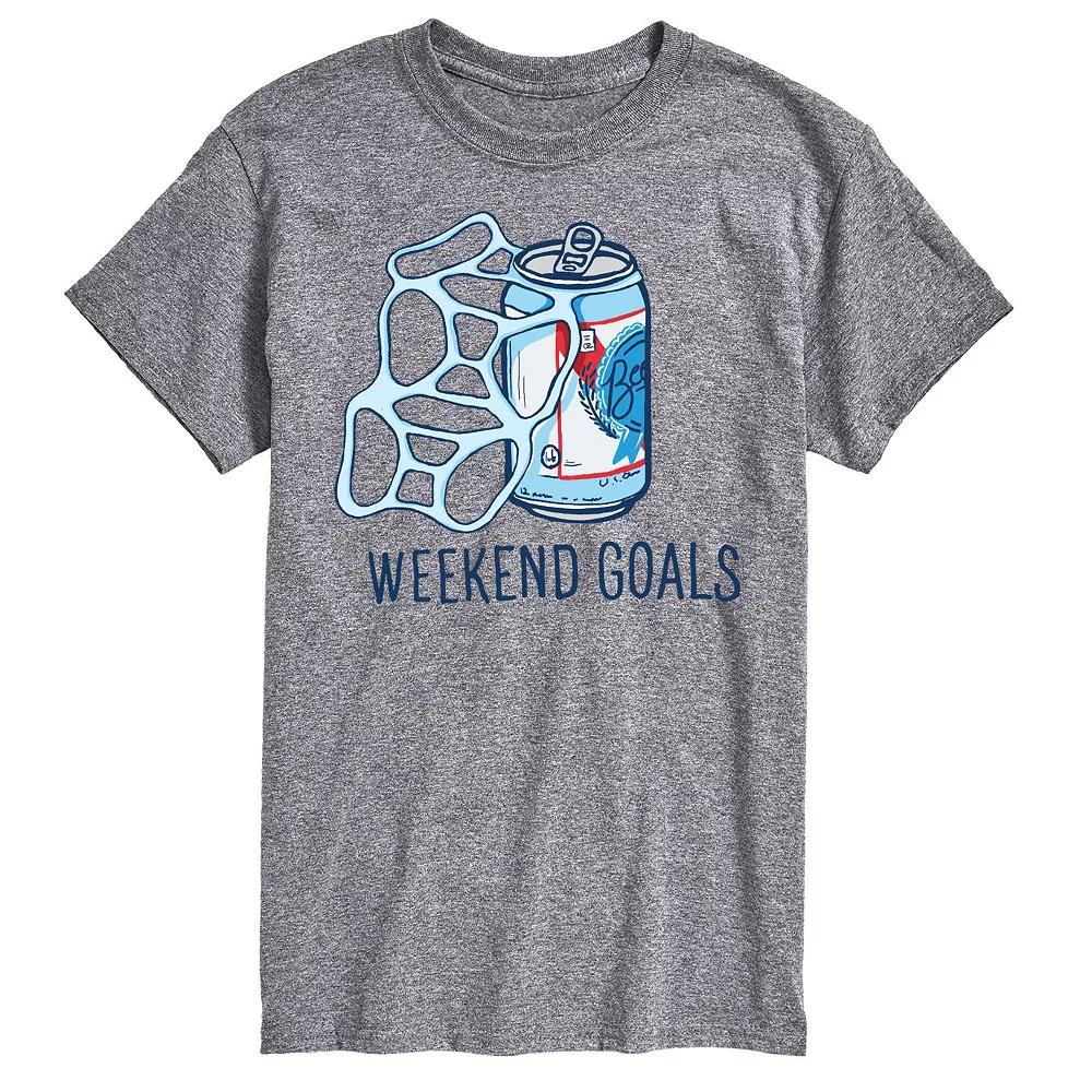 Men's Beer Weekend Goals Tee,  Product Image