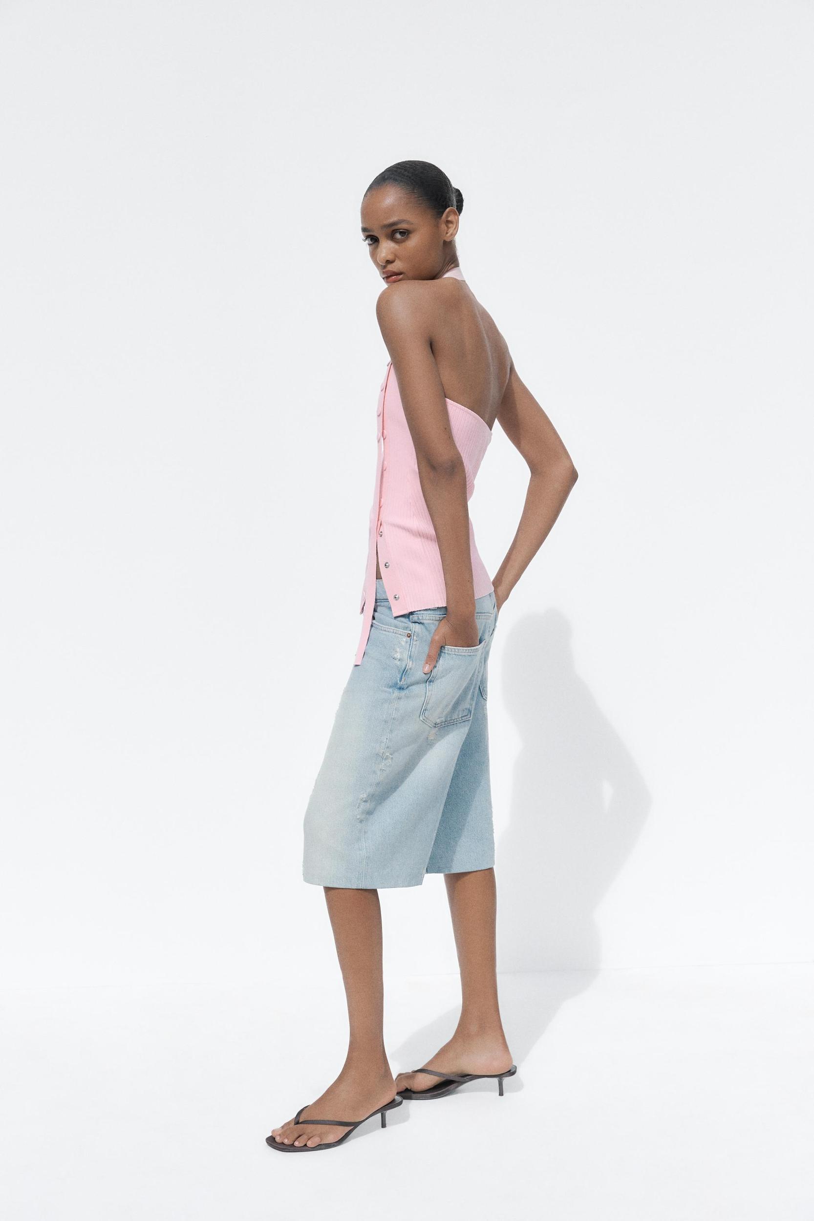 ASYMMETRICAL RIBBED TOP Product Image