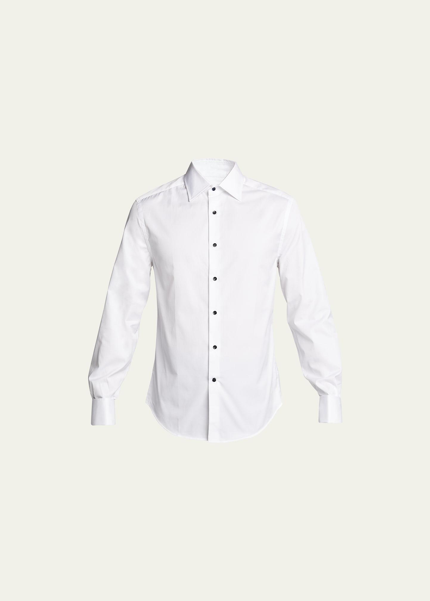 Mens French-Cuff Tuxedo Dress Shirt Product Image