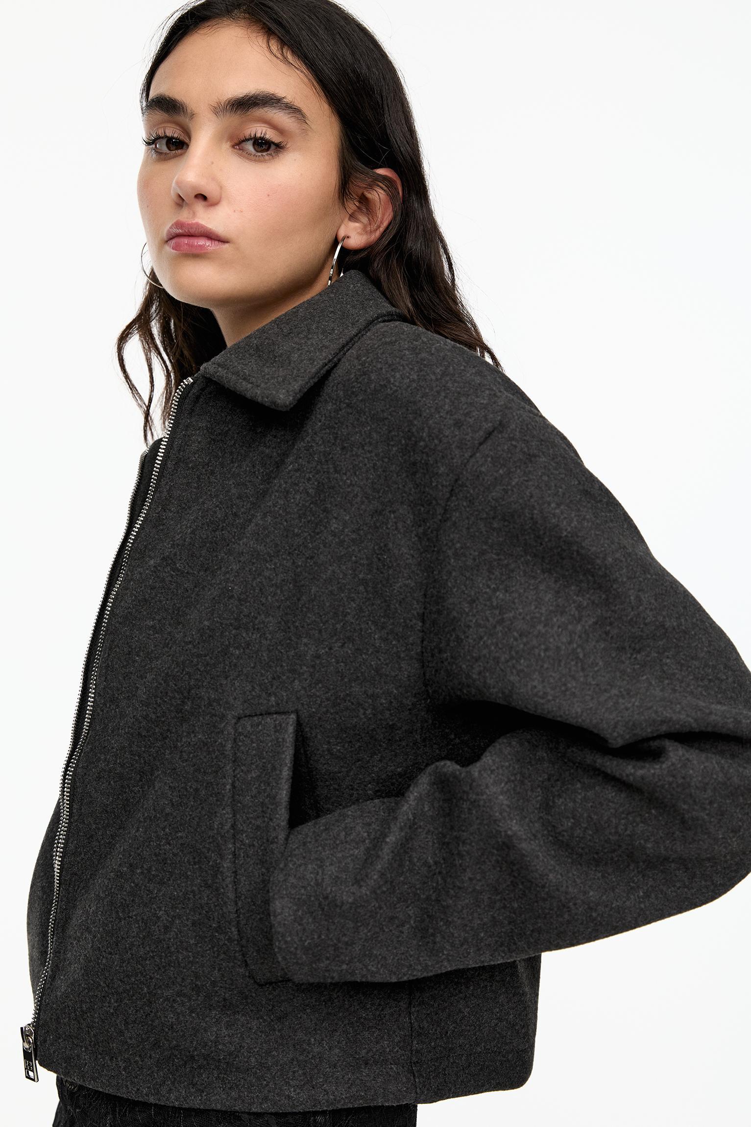 Soft touch cropped jacket Product Image