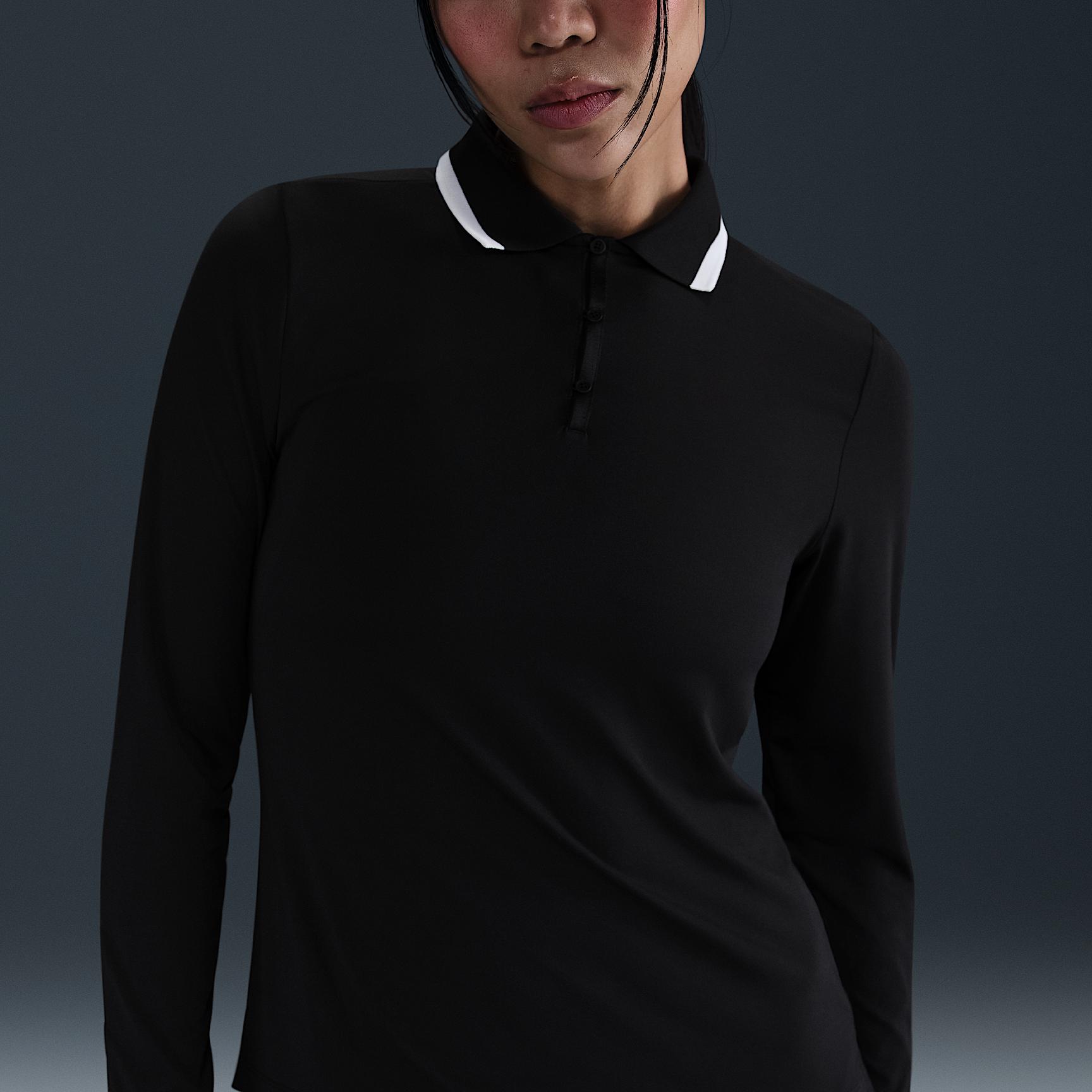 Nike Womens Tour Dri-FIT UV Protection Long-Sleeve Golf Polo | FZ6281-102 Product Image