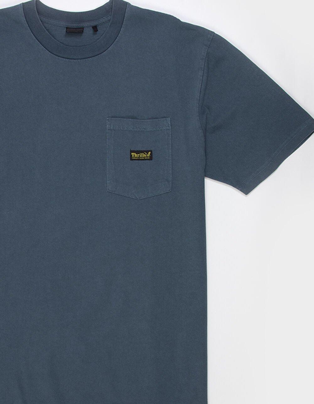 THRILLS Union Mens Oversized Pocket Tee - BLUE Product Image
