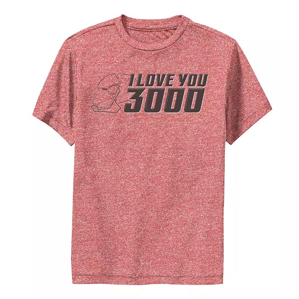Boys 6-20 Marvel Avengers Endgame I Love You 3000 Iron Man Outline Performance Graphic Tee, Boy's,  Product Image