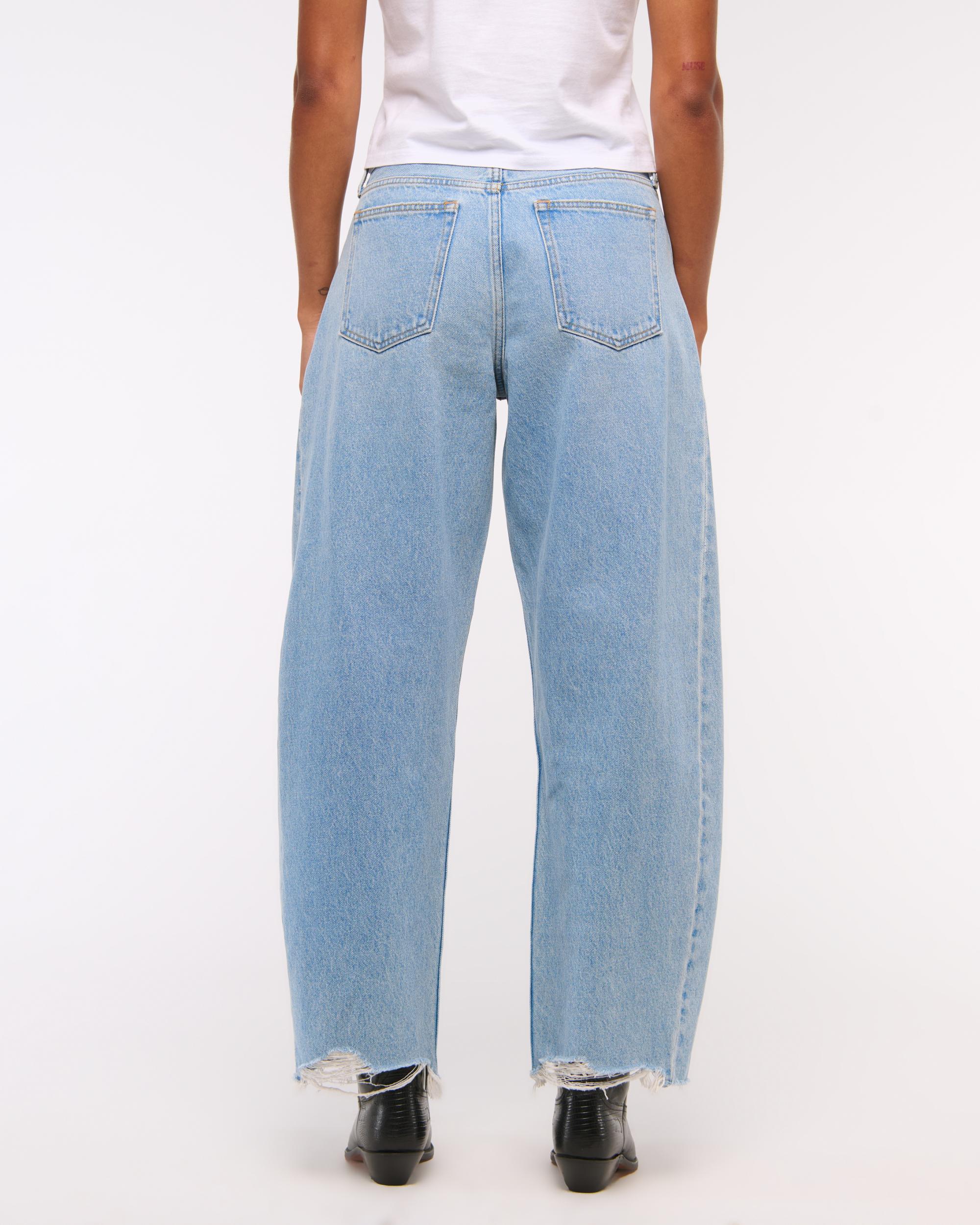 Curve Love Mid Rise Barrel Jean Product Image