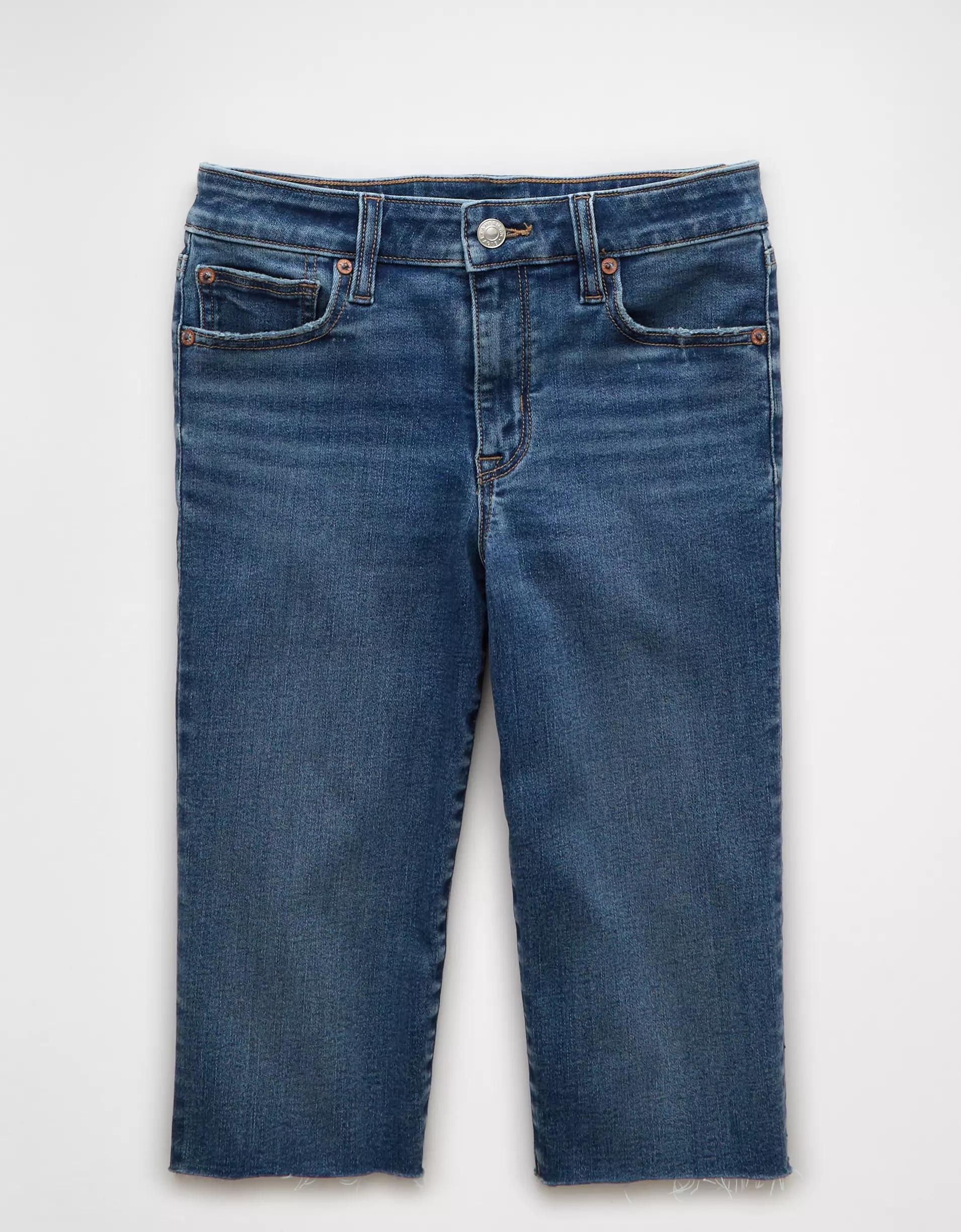 AE Next Level Low-Rise Skinny Bermuda Denim Short Product Image