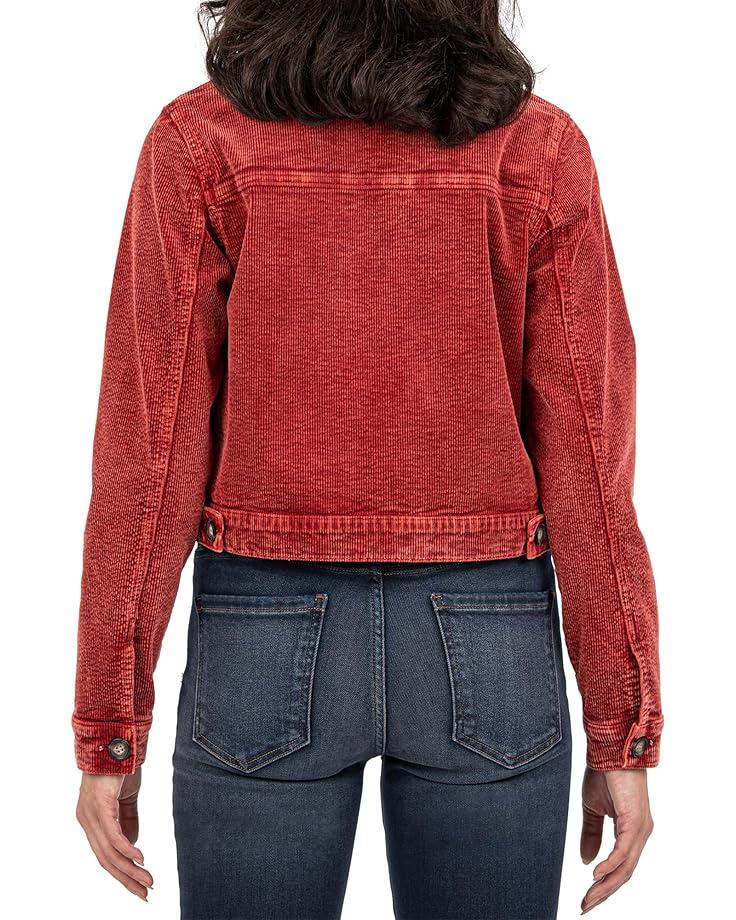 Julia Crop Jacket w/ Drop Shoulder-Regular Waistband Product Image
