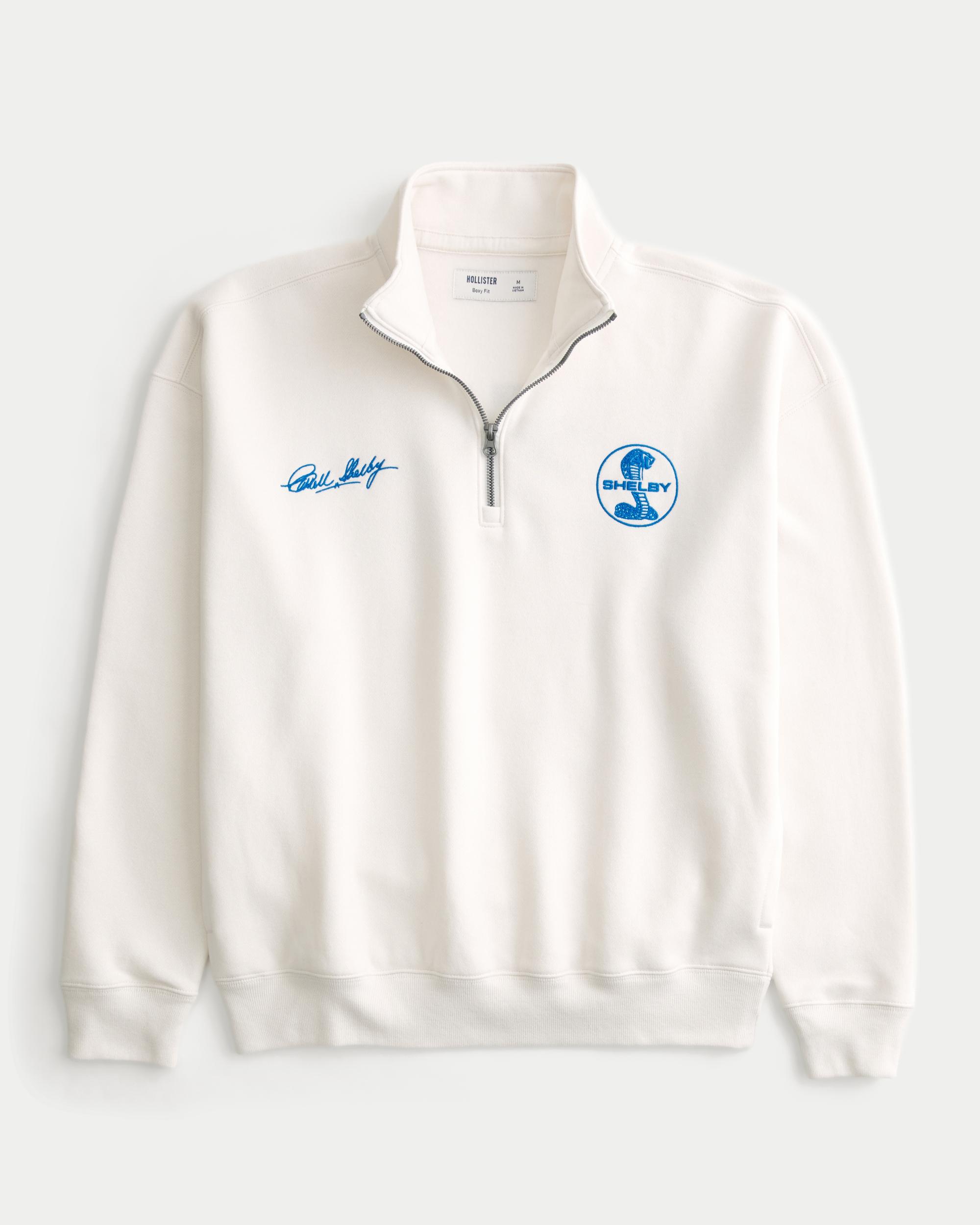 Boxy NASCAR Jeff Gordon Graphic Half-Zip Sweatshirt Product Image