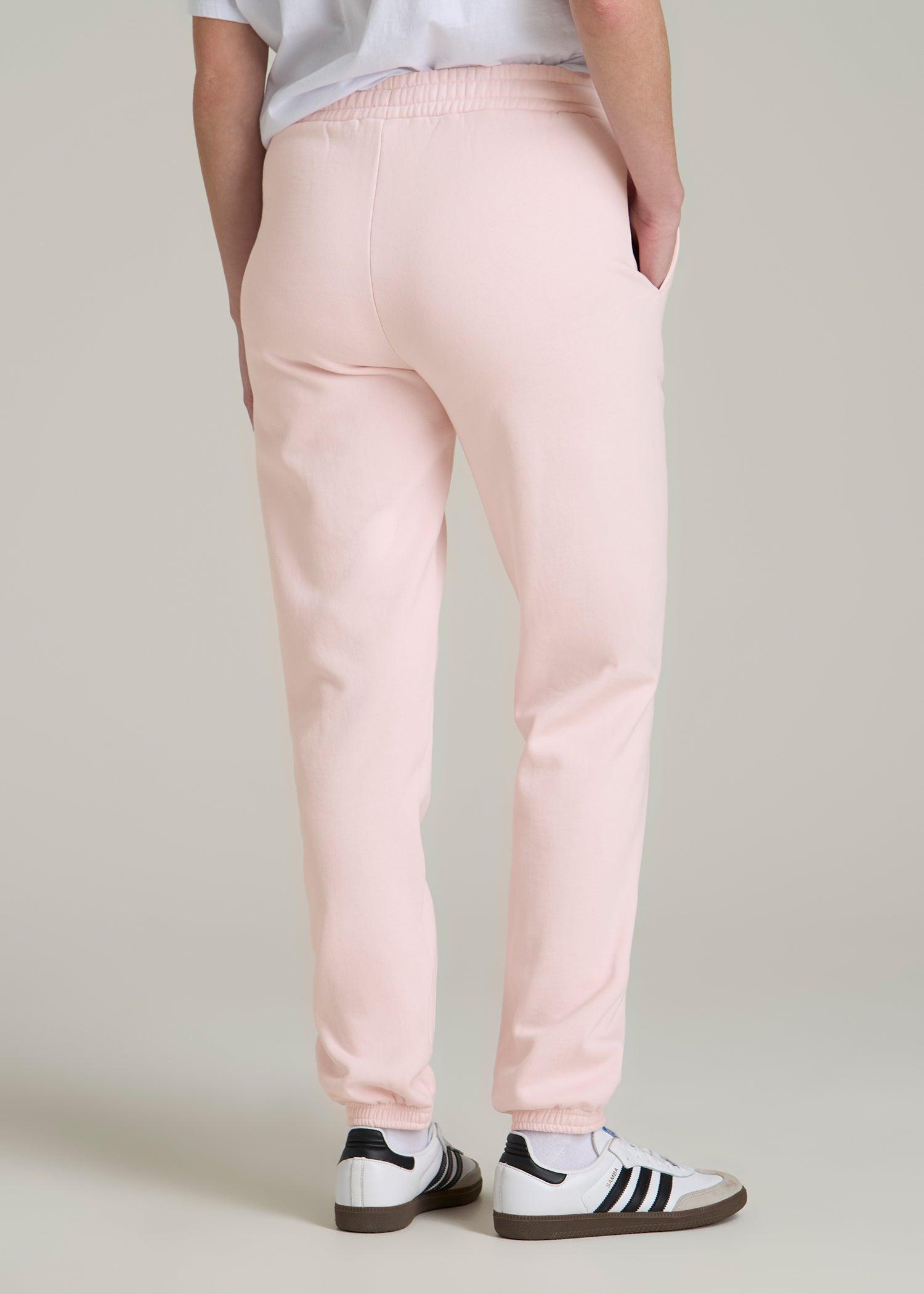 Wearever Fleece Relaxed Sweatpants for Tall Women in Barely Pink Female Product Image