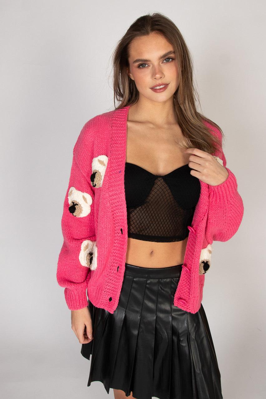 Teddy Bear Cardigan Product Image