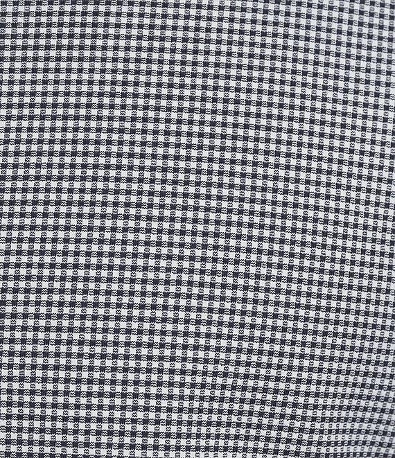 Roundtree & Yorke Performance Long Sleeve Mini Check Coat Front Shirt Product Image